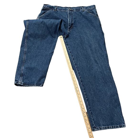 Wrangler Jeans Men's 38 x 30 (37x30) Carpenter Baggy Loose Retro Distressed - Picture 13 of 14